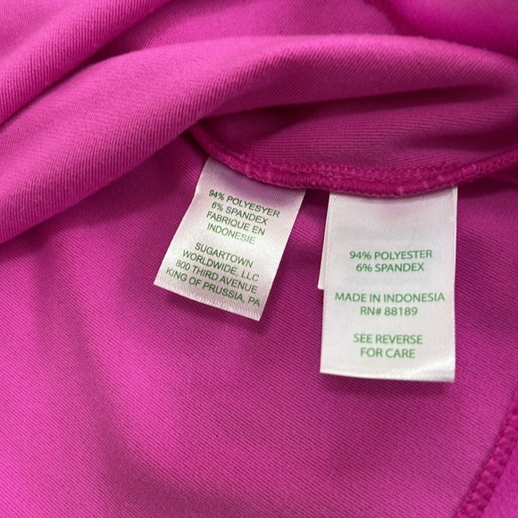 LILLY PULITZER Size M Belinda off the shoulder / one shoulder velour sweatshirt - Picture 12 of 12